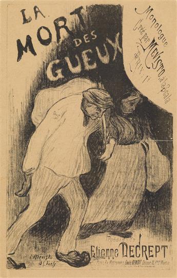 HENRI-GABRIEL IBELS (1867-1936) & HENRI DE TOULOUSE-LAUTREC (1864-1901). [ART NOUVEAU.] Group of 11 plates & 1 music sheet. 1887-1895.